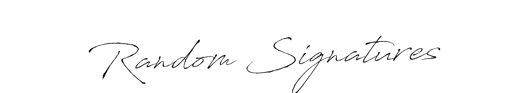 You can use this online signature creator to create a handwritten signature for the name Random Signatures. This is the best online autograph maker. Random Signatures signature style 6 images and pictures png