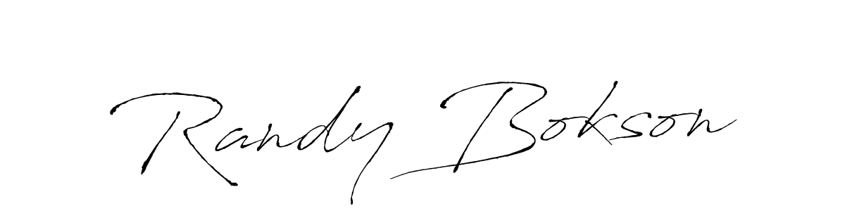Make a beautiful signature design for name Randy Bokson. With this signature (Antro_Vectra) style, you can create a handwritten signature for free. Randy Bokson signature style 6 images and pictures png
