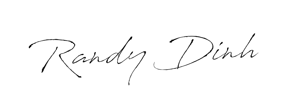How to make Randy Dinh name signature. Use Antro_Vectra style for creating short signs online. This is the latest handwritten sign. Randy Dinh signature style 6 images and pictures png
