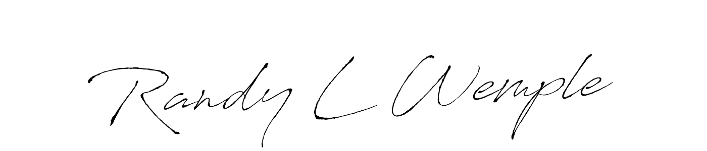 Also You can easily find your signature by using the search form. We will create Randy L Wemple name handwritten signature images for you free of cost using Antro_Vectra sign style. Randy L Wemple signature style 6 images and pictures png