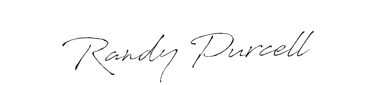 Randy Purcell stylish signature style. Best Handwritten Sign (Antro_Vectra) for my name. Handwritten Signature Collection Ideas for my name Randy Purcell. Randy Purcell signature style 6 images and pictures png