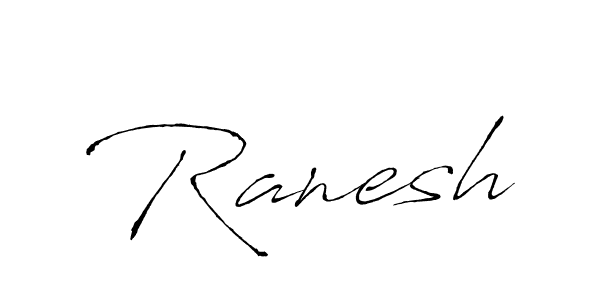 Create a beautiful signature design for name Ranesh. With this signature (Antro_Vectra) fonts, you can make a handwritten signature for free. Ranesh signature style 6 images and pictures png