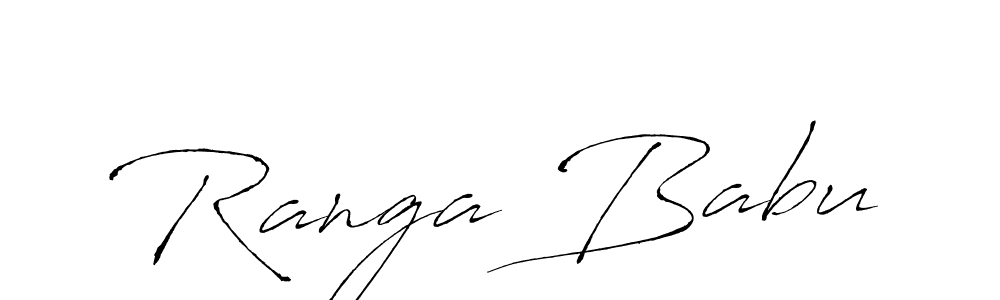 Ranga Babu stylish signature style. Best Handwritten Sign (Antro_Vectra) for my name. Handwritten Signature Collection Ideas for my name Ranga Babu. Ranga Babu signature style 6 images and pictures png