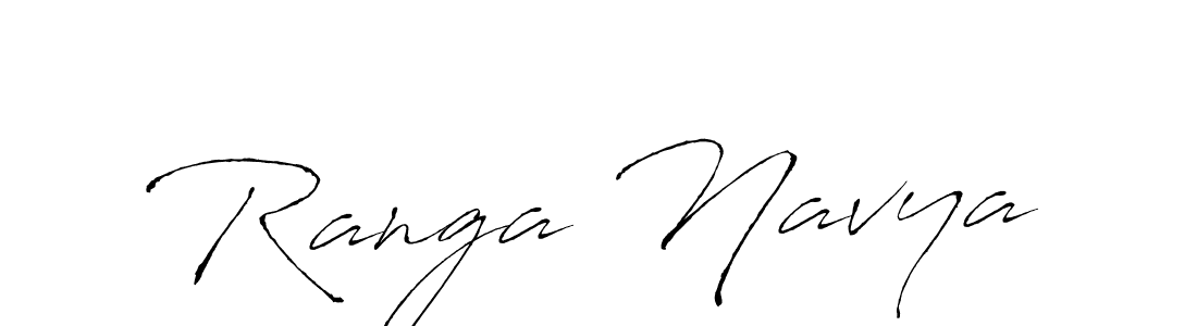 Ranga Navya stylish signature style. Best Handwritten Sign (Antro_Vectra) for my name. Handwritten Signature Collection Ideas for my name Ranga Navya. Ranga Navya signature style 6 images and pictures png