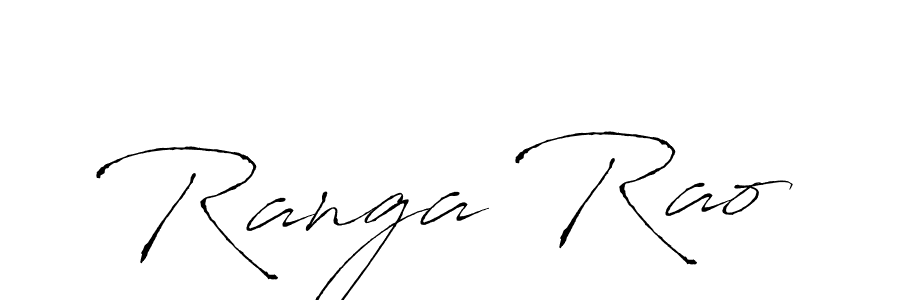 Create a beautiful signature design for name Ranga Rao. With this signature (Antro_Vectra) fonts, you can make a handwritten signature for free. Ranga Rao signature style 6 images and pictures png