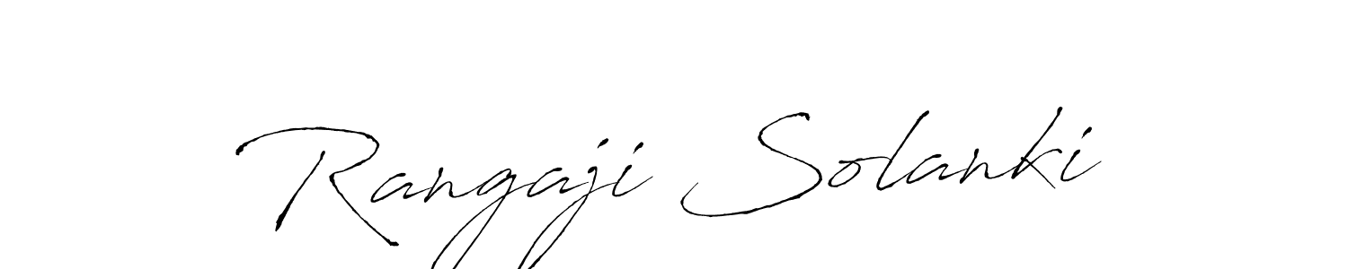 This is the best signature style for the Rangaji Solanki name. Also you like these signature font (Antro_Vectra). Mix name signature. Rangaji Solanki signature style 6 images and pictures png