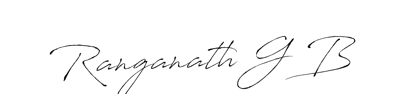 Ranganath G B stylish signature style. Best Handwritten Sign (Antro_Vectra) for my name. Handwritten Signature Collection Ideas for my name Ranganath G B. Ranganath G B signature style 6 images and pictures png