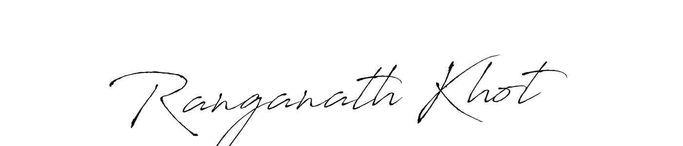 Ranganath Khot stylish signature style. Best Handwritten Sign (Antro_Vectra) for my name. Handwritten Signature Collection Ideas for my name Ranganath Khot. Ranganath Khot signature style 6 images and pictures png