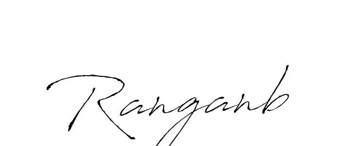 Make a beautiful signature design for name Ranganb. With this signature (Antro_Vectra) style, you can create a handwritten signature for free. Ranganb signature style 6 images and pictures png