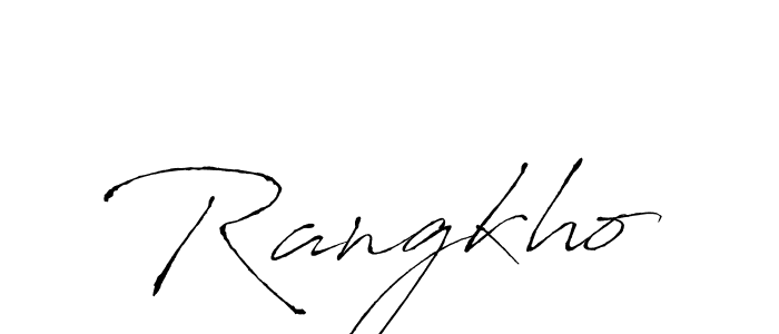 You should practise on your own different ways (Antro_Vectra) to write your name (Rangkho) in signature. don't let someone else do it for you. Rangkho signature style 6 images and pictures png