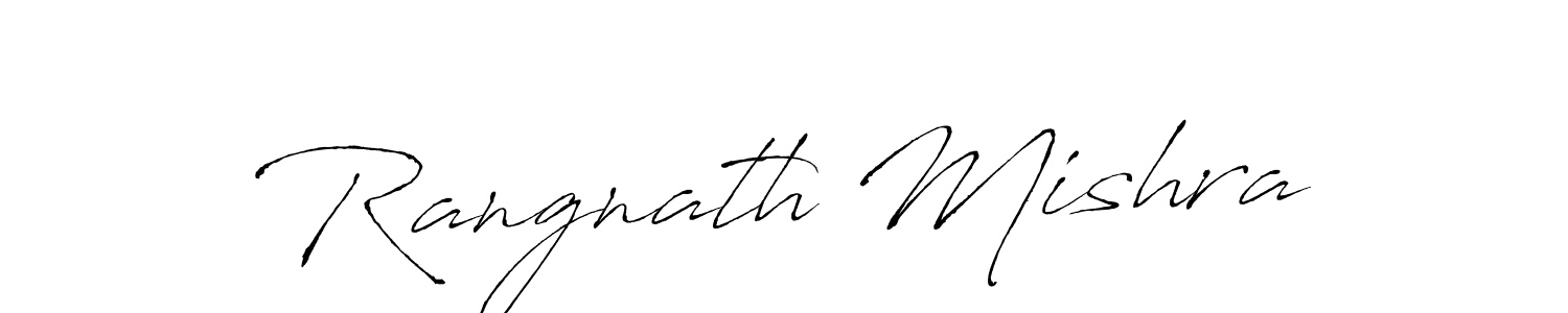 Rangnath Mishra stylish signature style. Best Handwritten Sign (Antro_Vectra) for my name. Handwritten Signature Collection Ideas for my name Rangnath Mishra. Rangnath Mishra signature style 6 images and pictures png