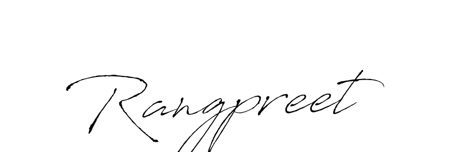 How to make Rangpreet signature? Antro_Vectra is a professional autograph style. Create handwritten signature for Rangpreet name. Rangpreet signature style 6 images and pictures png
