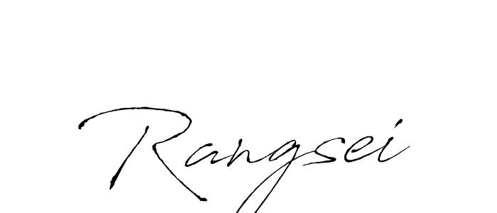 You should practise on your own different ways (Antro_Vectra) to write your name (Rangsei) in signature. don't let someone else do it for you. Rangsei signature style 6 images and pictures png
