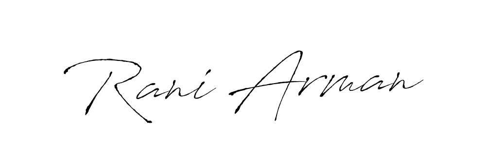 Make a beautiful signature design for name Rani Arman. Use this online signature maker to create a handwritten signature for free. Rani Arman signature style 6 images and pictures png