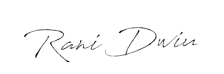 See photos of Rani Dwiu official signature by Spectra . Check more albums & portfolios. Read reviews & check more about Antro_Vectra font. Rani Dwiu signature style 6 images and pictures png