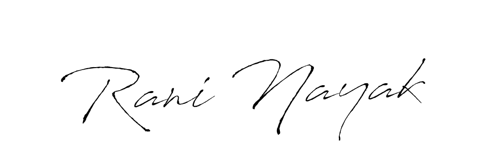 How to make Rani Nayak name signature. Use Antro_Vectra style for creating short signs online. This is the latest handwritten sign. Rani Nayak signature style 6 images and pictures png
