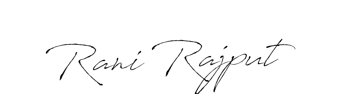 Use a signature maker to create a handwritten signature online. With this signature software, you can design (Antro_Vectra) your own signature for name Rani Rajput. Rani Rajput signature style 6 images and pictures png