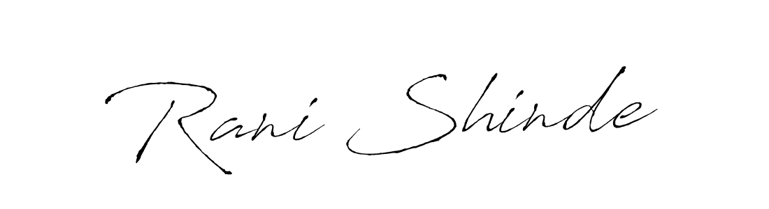 Make a beautiful signature design for name Rani Shinde. With this signature (Antro_Vectra) style, you can create a handwritten signature for free. Rani Shinde signature style 6 images and pictures png