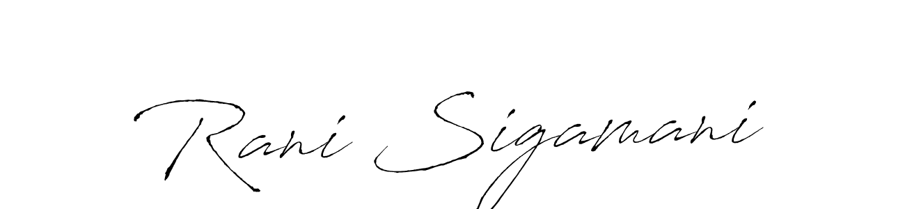 Make a short Rani Sigamani signature style. Manage your documents anywhere anytime using Antro_Vectra. Create and add eSignatures, submit forms, share and send files easily. Rani Sigamani signature style 6 images and pictures png