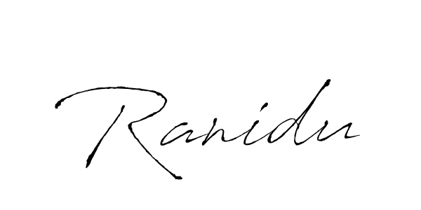 Also we have Ranidu name is the best signature style. Create professional handwritten signature collection using Antro_Vectra autograph style. Ranidu signature style 6 images and pictures png