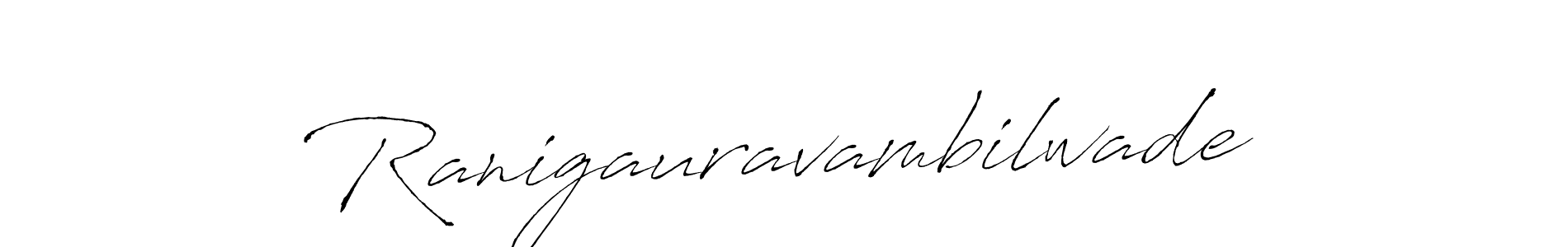 if you are searching for the best signature style for your name Ranigauravambilwade. so please give up your signature search. here we have designed multiple signature styles  using Antro_Vectra. Ranigauravambilwade signature style 6 images and pictures png