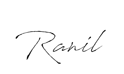 How to make Ranil name signature. Use Antro_Vectra style for creating short signs online. This is the latest handwritten sign. Ranil signature style 6 images and pictures png