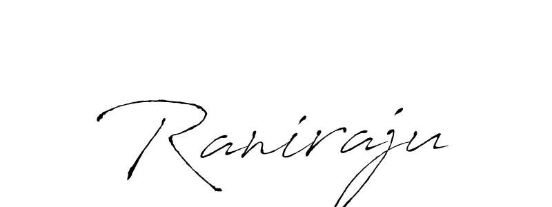Use a signature maker to create a handwritten signature online. With this signature software, you can design (Antro_Vectra) your own signature for name Raniraju. Raniraju signature style 6 images and pictures png