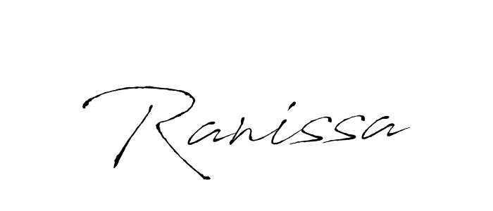 Make a beautiful signature design for name Ranissa. Use this online signature maker to create a handwritten signature for free. Ranissa signature style 6 images and pictures png