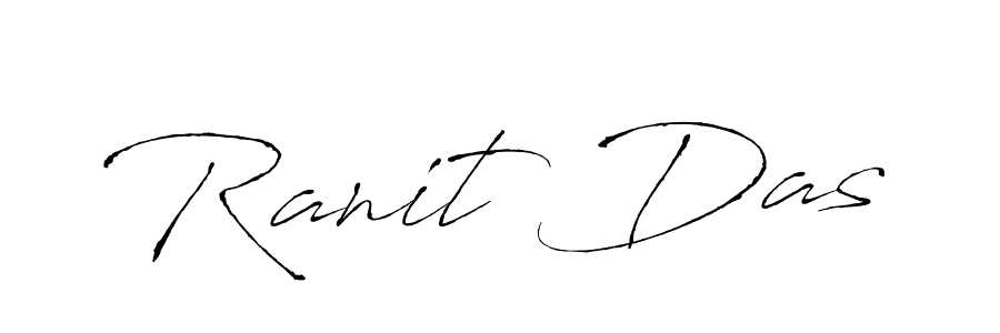 Ranit Das stylish signature style. Best Handwritten Sign (Antro_Vectra) for my name. Handwritten Signature Collection Ideas for my name Ranit Das. Ranit Das signature style 6 images and pictures png