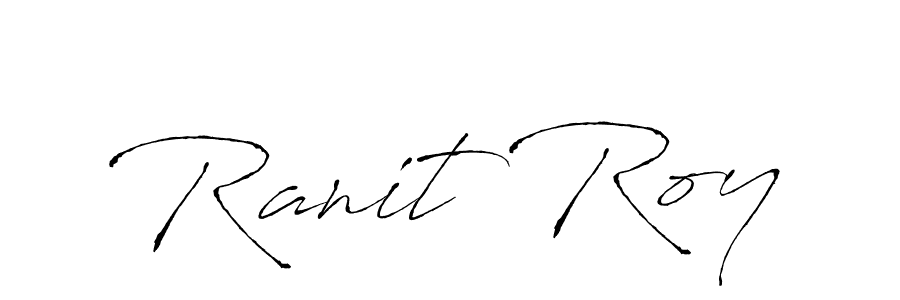 Design your own signature with our free online signature maker. With this signature software, you can create a handwritten (Antro_Vectra) signature for name Ranit Roy. Ranit Roy signature style 6 images and pictures png