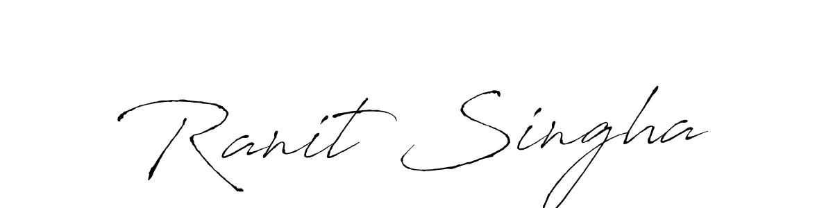 How to Draw Ranit Singha signature style? Antro_Vectra is a latest design signature styles for name Ranit Singha. Ranit Singha signature style 6 images and pictures png