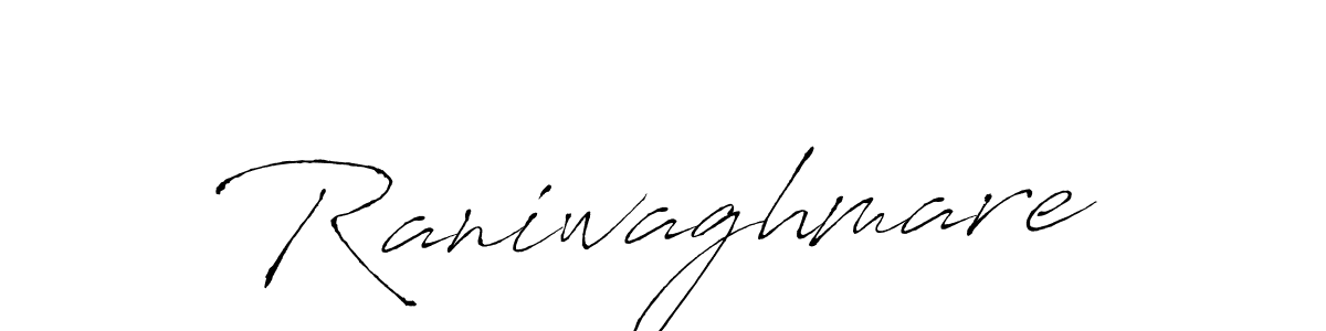 Design your own signature with our free online signature maker. With this signature software, you can create a handwritten (Antro_Vectra) signature for name Raniwaghmare. Raniwaghmare signature style 6 images and pictures png