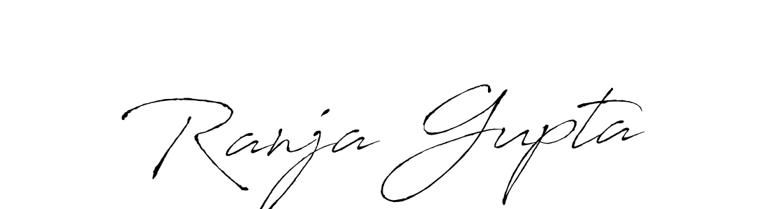 Make a beautiful signature design for name Ranja Gupta. With this signature (Antro_Vectra) style, you can create a handwritten signature for free. Ranja Gupta signature style 6 images and pictures png
