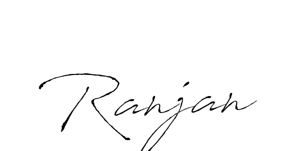 You should practise on your own different ways (Antro_Vectra) to write your name (Ranjan) in signature. don't let someone else do it for you. Ranjan signature style 6 images and pictures png