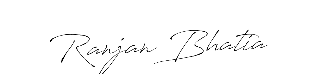 It looks lik you need a new signature style for name Ranjan Bhatia. Design unique handwritten (Antro_Vectra) signature with our free signature maker in just a few clicks. Ranjan Bhatia signature style 6 images and pictures png