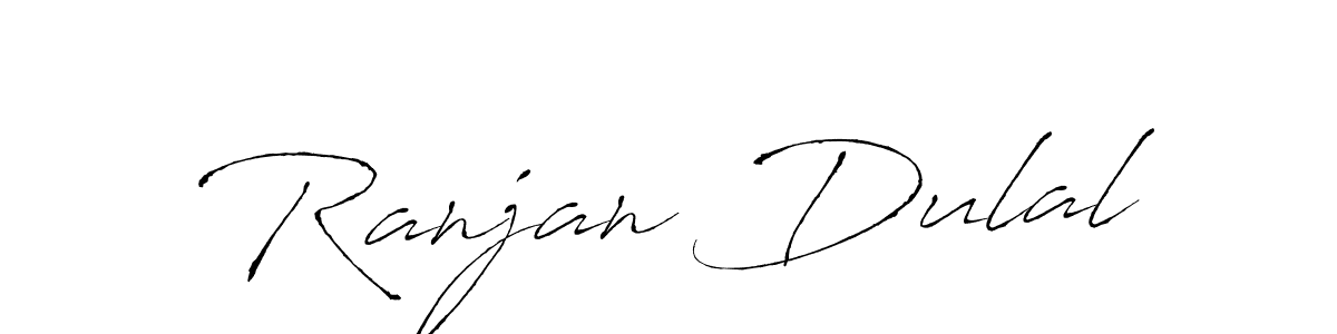 Antro_Vectra is a professional signature style that is perfect for those who want to add a touch of class to their signature. It is also a great choice for those who want to make their signature more unique. Get Ranjan Dulal name to fancy signature for free. Ranjan Dulal signature style 6 images and pictures png