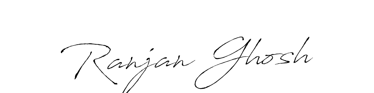 Ranjan Ghosh stylish signature style. Best Handwritten Sign (Antro_Vectra) for my name. Handwritten Signature Collection Ideas for my name Ranjan Ghosh. Ranjan Ghosh signature style 6 images and pictures png