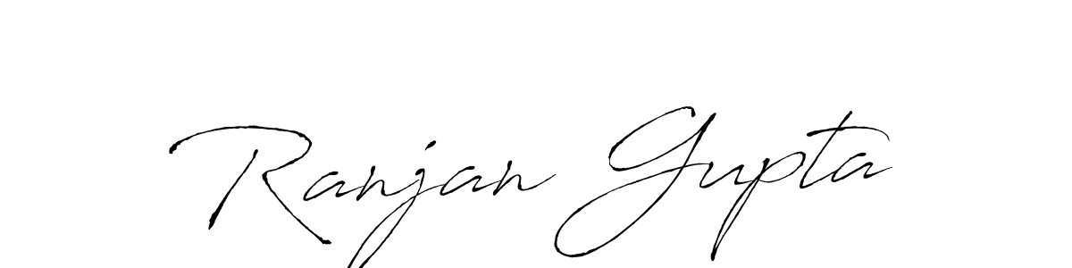 Create a beautiful signature design for name Ranjan Gupta. With this signature (Antro_Vectra) fonts, you can make a handwritten signature for free. Ranjan Gupta signature style 6 images and pictures png