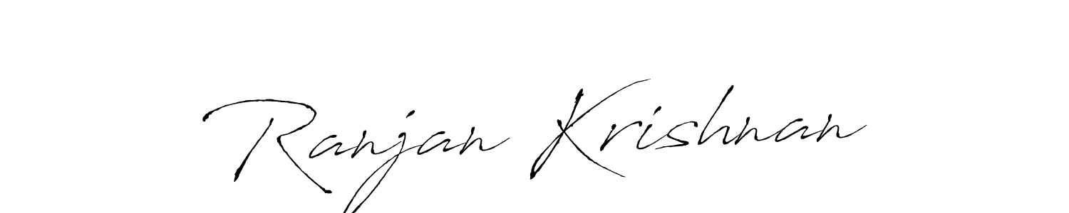 The best way (Antro_Vectra) to make a short signature is to pick only two or three words in your name. The name Ranjan Krishnan include a total of six letters. For converting this name. Ranjan Krishnan signature style 6 images and pictures png