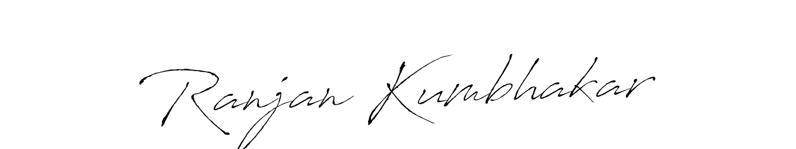 Ranjan Kumbhakar stylish signature style. Best Handwritten Sign (Antro_Vectra) for my name. Handwritten Signature Collection Ideas for my name Ranjan Kumbhakar. Ranjan Kumbhakar signature style 6 images and pictures png