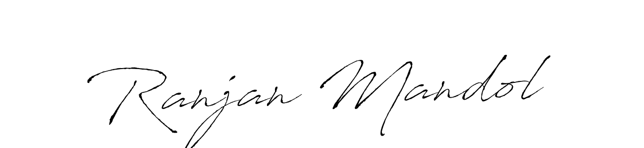 The best way (Antro_Vectra) to make a short signature is to pick only two or three words in your name. The name Ranjan Mandol include a total of six letters. For converting this name. Ranjan Mandol signature style 6 images and pictures png