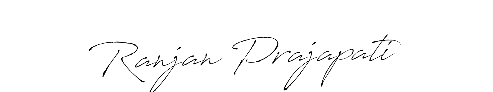 Design your own signature with our free online signature maker. With this signature software, you can create a handwritten (Antro_Vectra) signature for name Ranjan Prajapati. Ranjan Prajapati signature style 6 images and pictures png