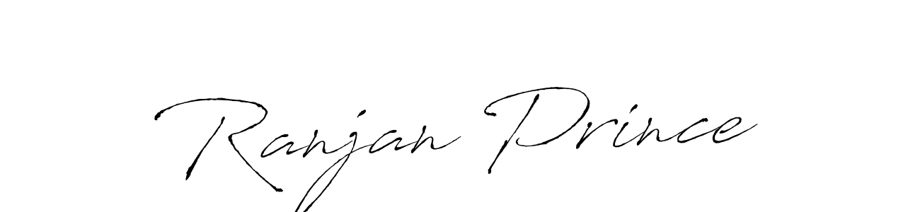 Design your own signature with our free online signature maker. With this signature software, you can create a handwritten (Antro_Vectra) signature for name Ranjan Prince. Ranjan Prince signature style 6 images and pictures png