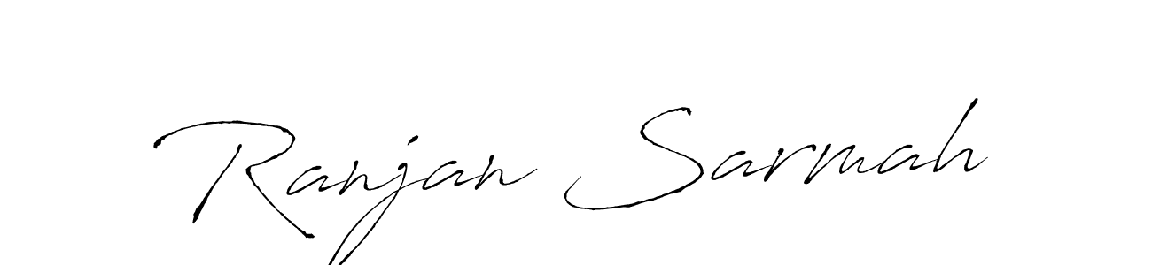 Use a signature maker to create a handwritten signature online. With this signature software, you can design (Antro_Vectra) your own signature for name Ranjan Sarmah. Ranjan Sarmah signature style 6 images and pictures png