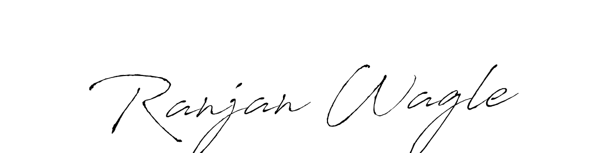 Create a beautiful signature design for name Ranjan Wagle. With this signature (Antro_Vectra) fonts, you can make a handwritten signature for free. Ranjan Wagle signature style 6 images and pictures png