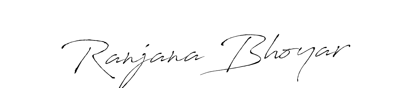 Create a beautiful signature design for name Ranjana Bhoyar. With this signature (Antro_Vectra) fonts, you can make a handwritten signature for free. Ranjana Bhoyar signature style 6 images and pictures png