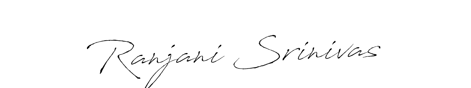 Design your own signature with our free online signature maker. With this signature software, you can create a handwritten (Antro_Vectra) signature for name Ranjani Srinivas. Ranjani Srinivas signature style 6 images and pictures png