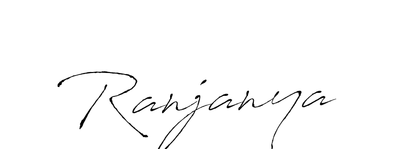 Create a beautiful signature design for name Ranjanya. With this signature (Antro_Vectra) fonts, you can make a handwritten signature for free. Ranjanya signature style 6 images and pictures png