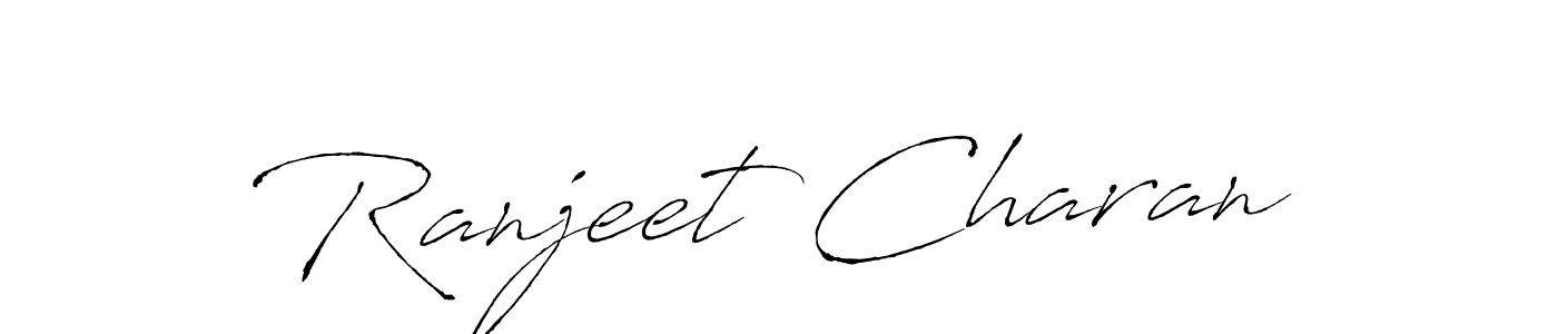 Design your own signature with our free online signature maker. With this signature software, you can create a handwritten (Antro_Vectra) signature for name Ranjeet Charan. Ranjeet Charan signature style 6 images and pictures png
