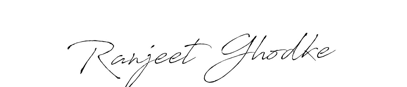 Make a beautiful signature design for name Ranjeet Ghodke. With this signature (Antro_Vectra) style, you can create a handwritten signature for free. Ranjeet Ghodke signature style 6 images and pictures png